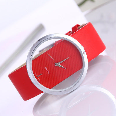 Transparent Hollow Ladies Watch