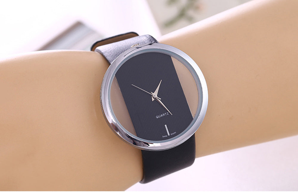 Transparent Hollow Ladies Watch