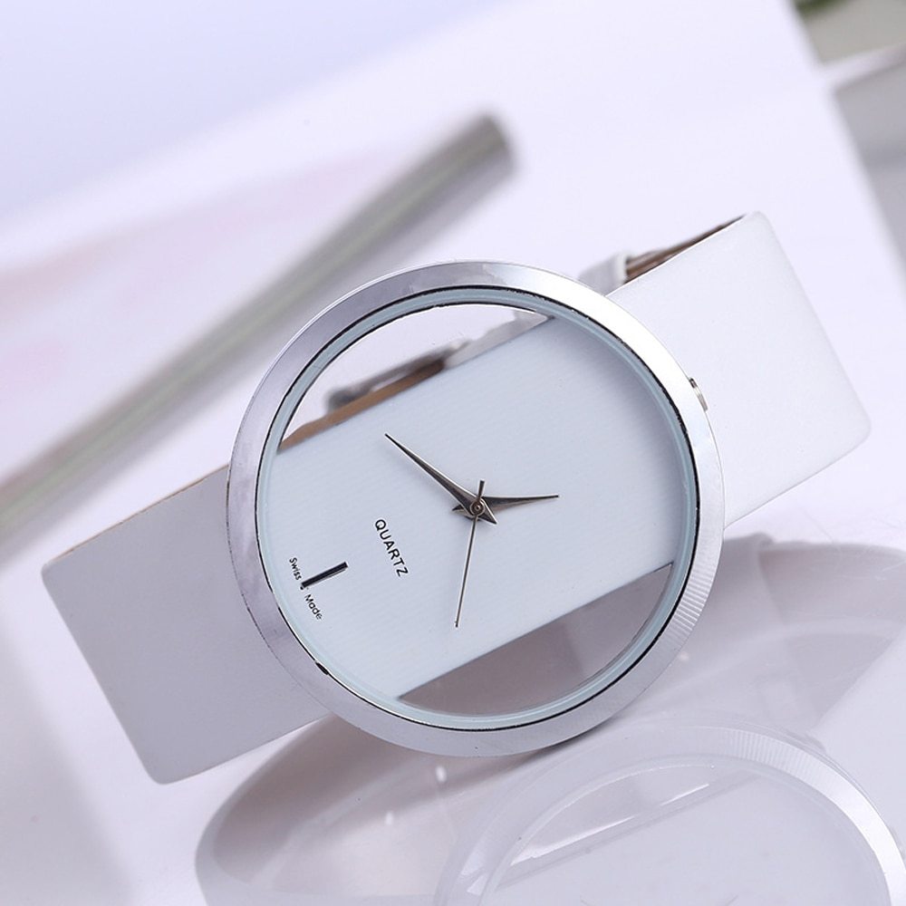 Transparent Hollow Ladies Watch