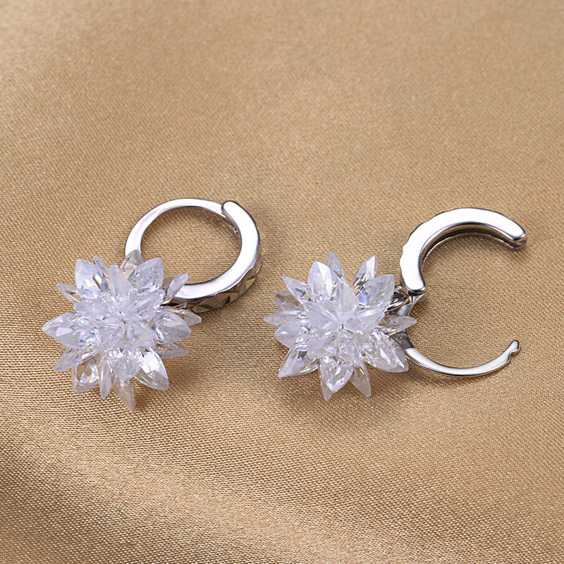 Korean Beauty Ice Sparkling Earrings