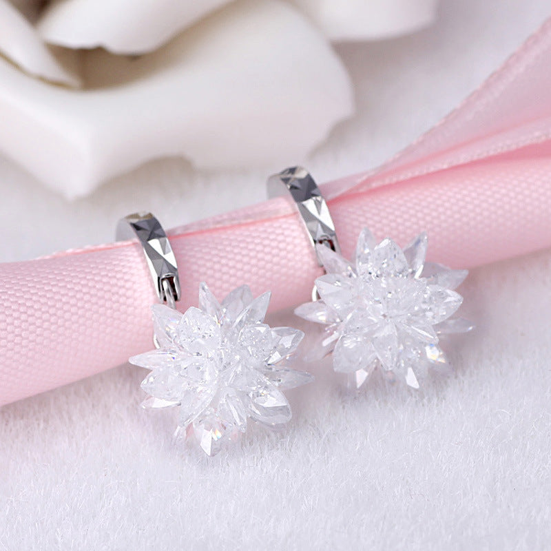 Korean Beauty Ice Sparkling Earrings