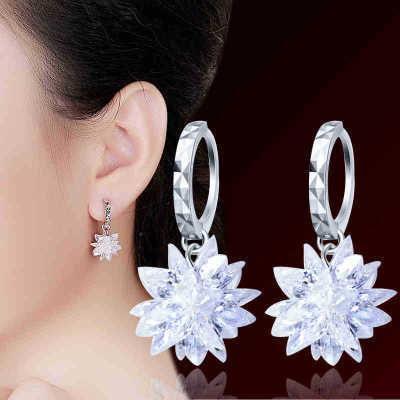 Korean Beauty Ice Sparkling Earrings