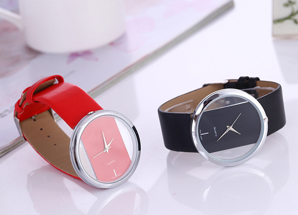 Transparent Hollow Ladies Watch